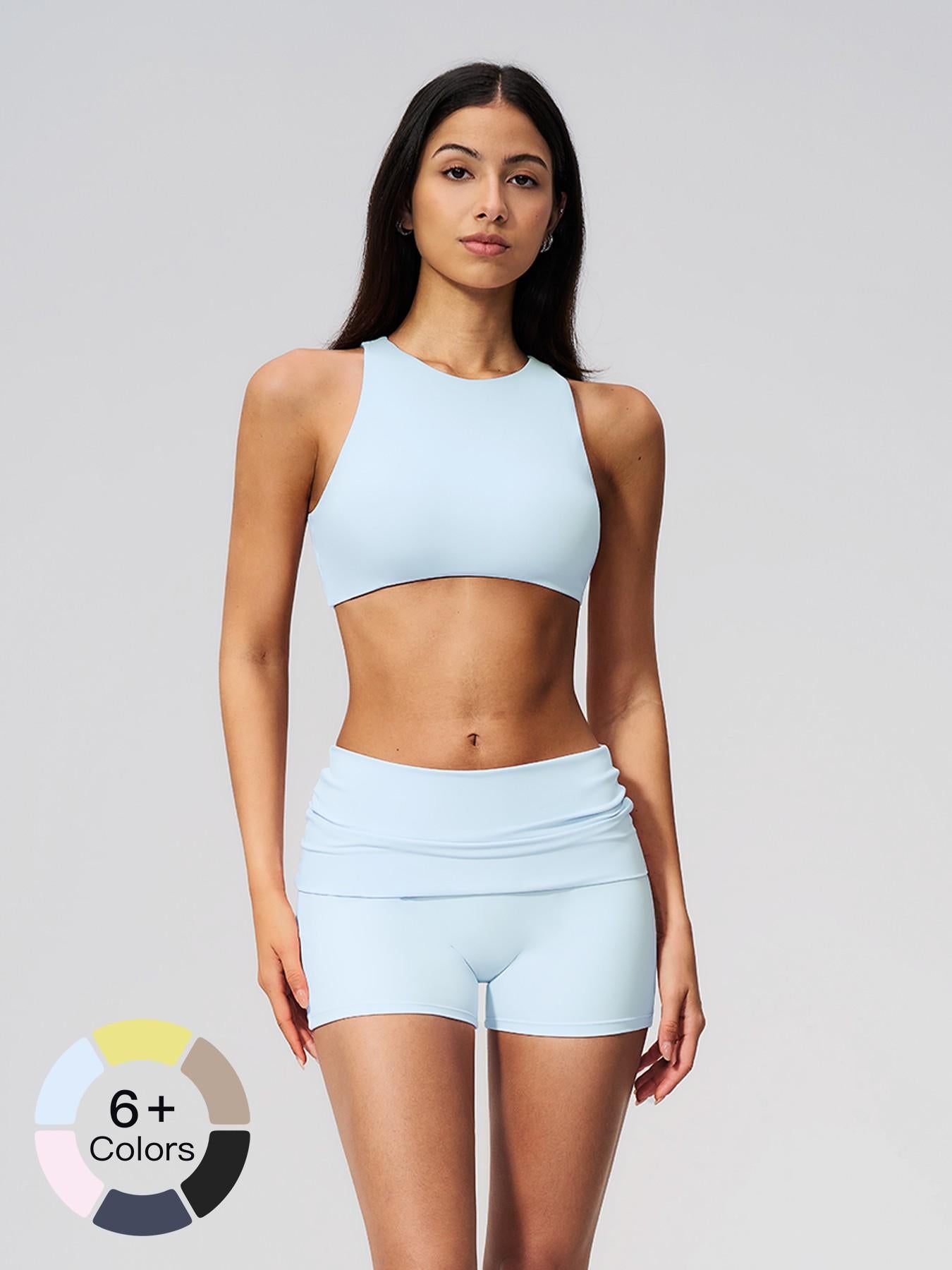 Yoga Set for Women, Tight-Fit Backless Fitness Workout Quick-Dry Yoga - image 13