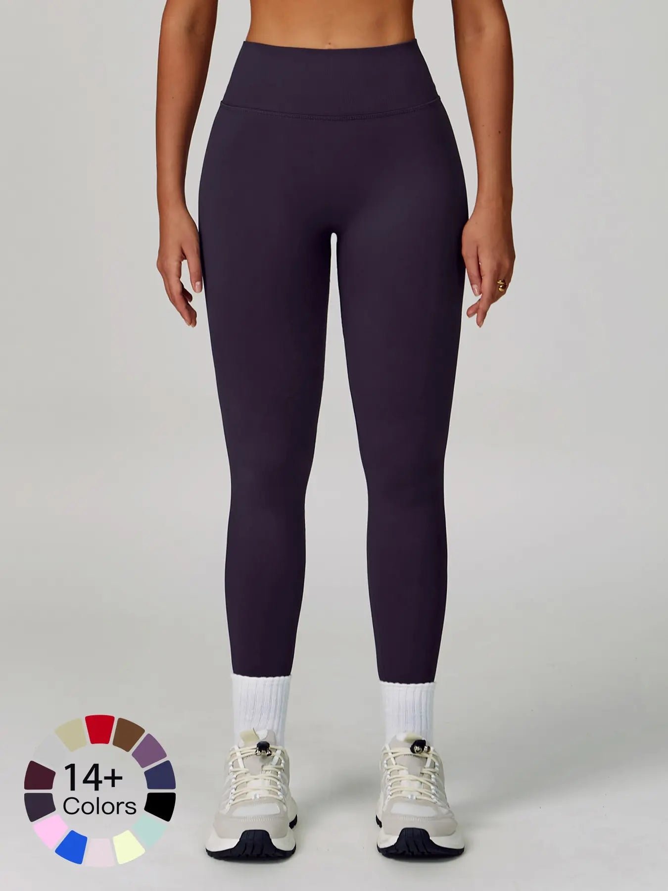 Seamless Peach Butt Yoga Pants, V-Shape Tight Fit Slimming Running Sports Quick-Dry Fitness Long Pants