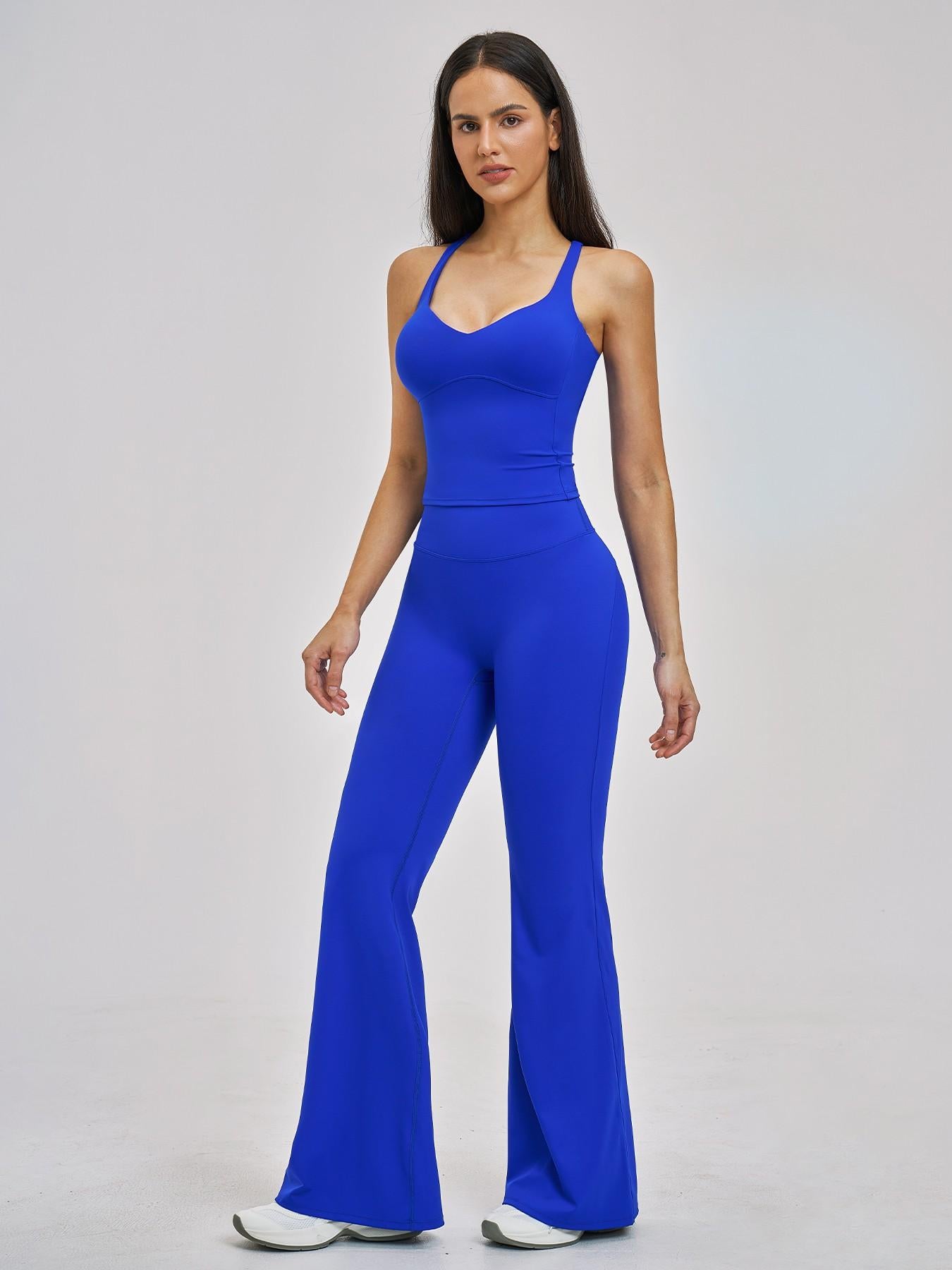 Women's Fitted Yoga Set, Cross-Back Design - image 15
