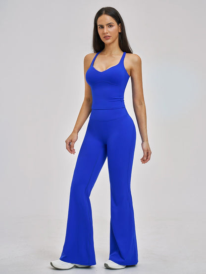 Women's Fitted Yoga Set, Cross-Back Design - image 15