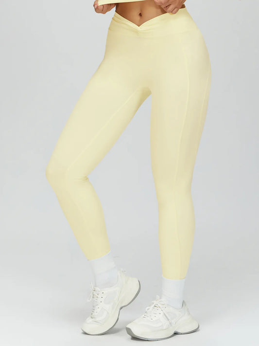 Cross High-Waisted Yoga Pants, Seamless Tight-Fitting Gym Wear - image 2