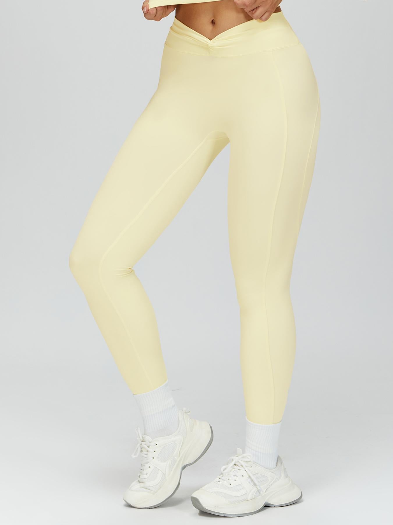Cross High-Waisted Yoga Pants, Seamless Tight-Fitting Gym Wear - image 10