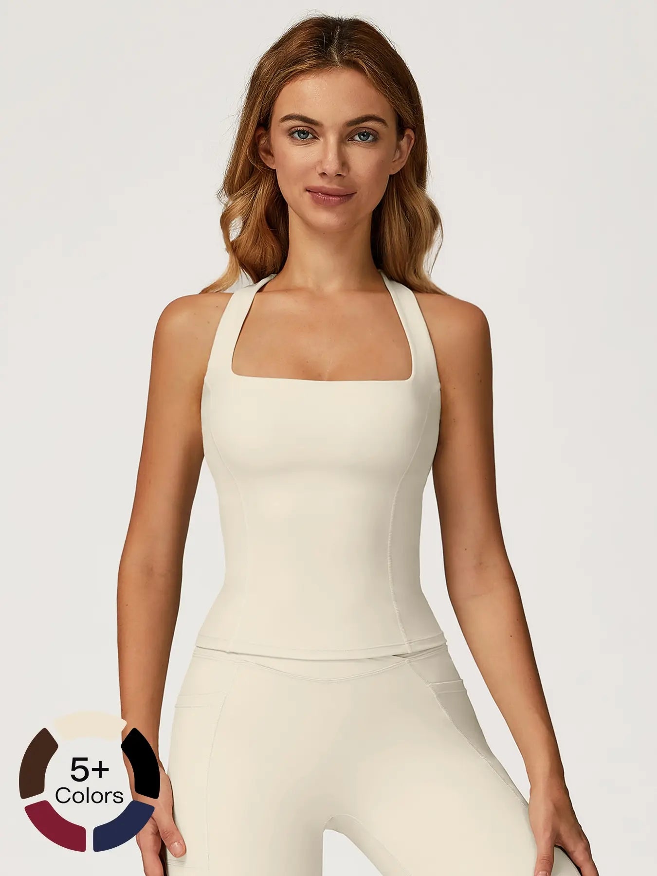 Women's Seamless Yoga Vest, Sleeveless Sports Vests