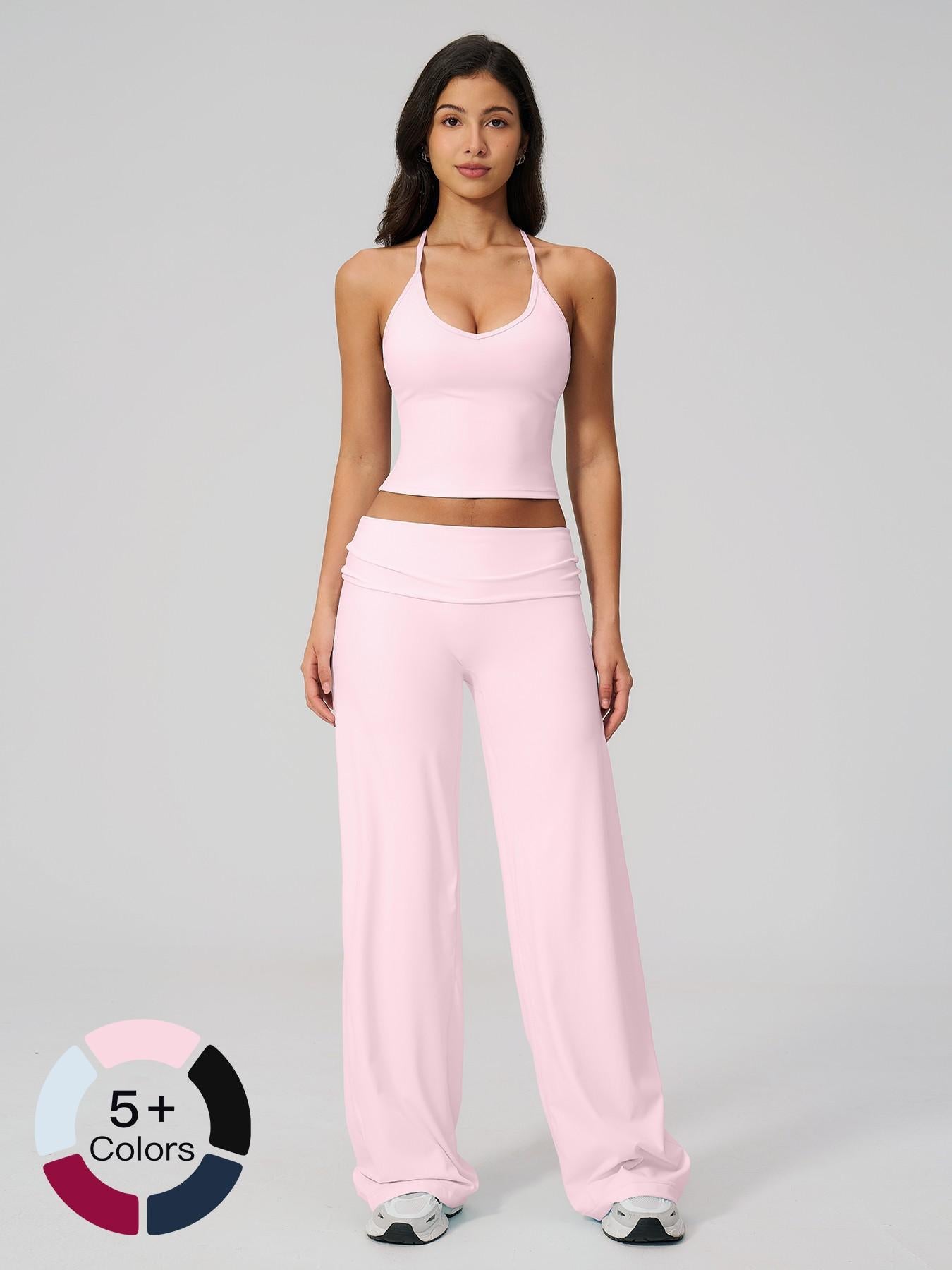 Tight-Fitting Sportswear Set, Comfortable Backless Yoga Co-ord Set - image 13