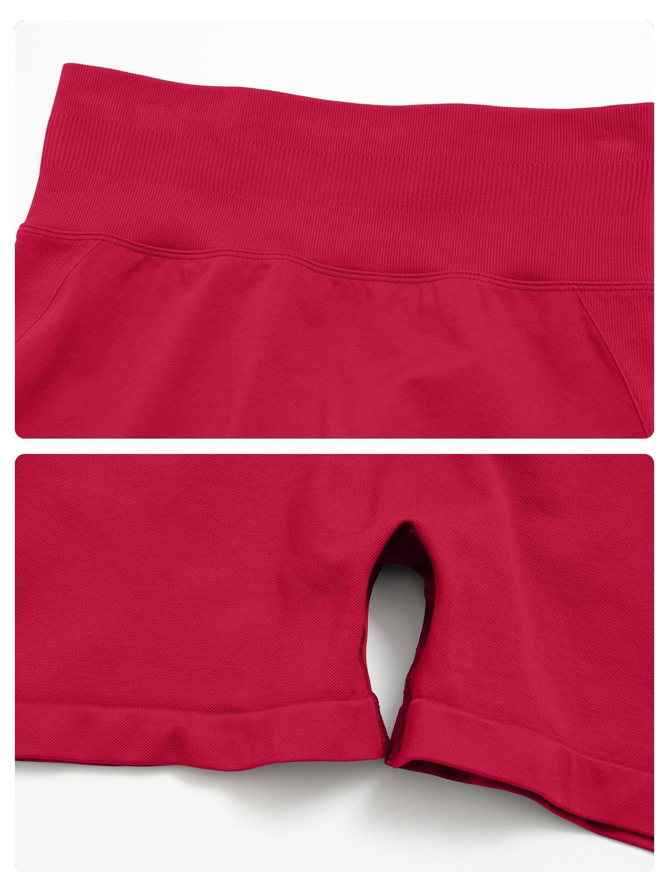 Women's Yoga Set, Halter V-Neck Slimming Lifted Butt Tummy Control - image 16