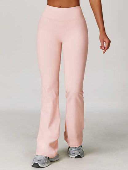 High Waist Yoga Pants, Fitted Wide Leg Bell Bottoms - image 9