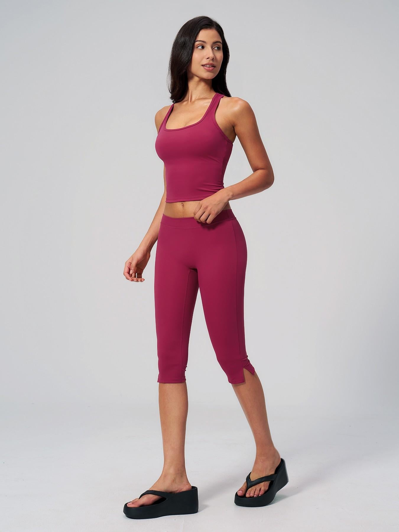 Women’s 2-Piece Yoga Set, High-Stretch Quick-Dry Activewear for Fitness and Sports - image 15