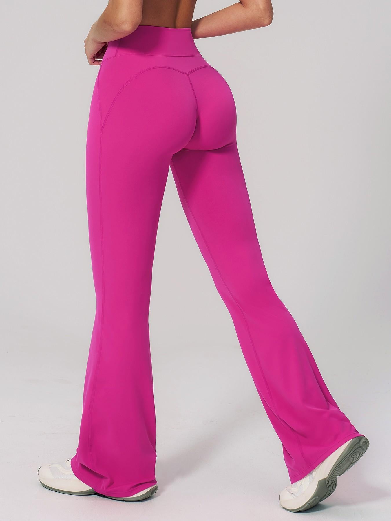 Cloudy Sensation Sport Long Pants, High Waist Butt Lifting Wide Leg Outerwear Bell Bottoms - image 13