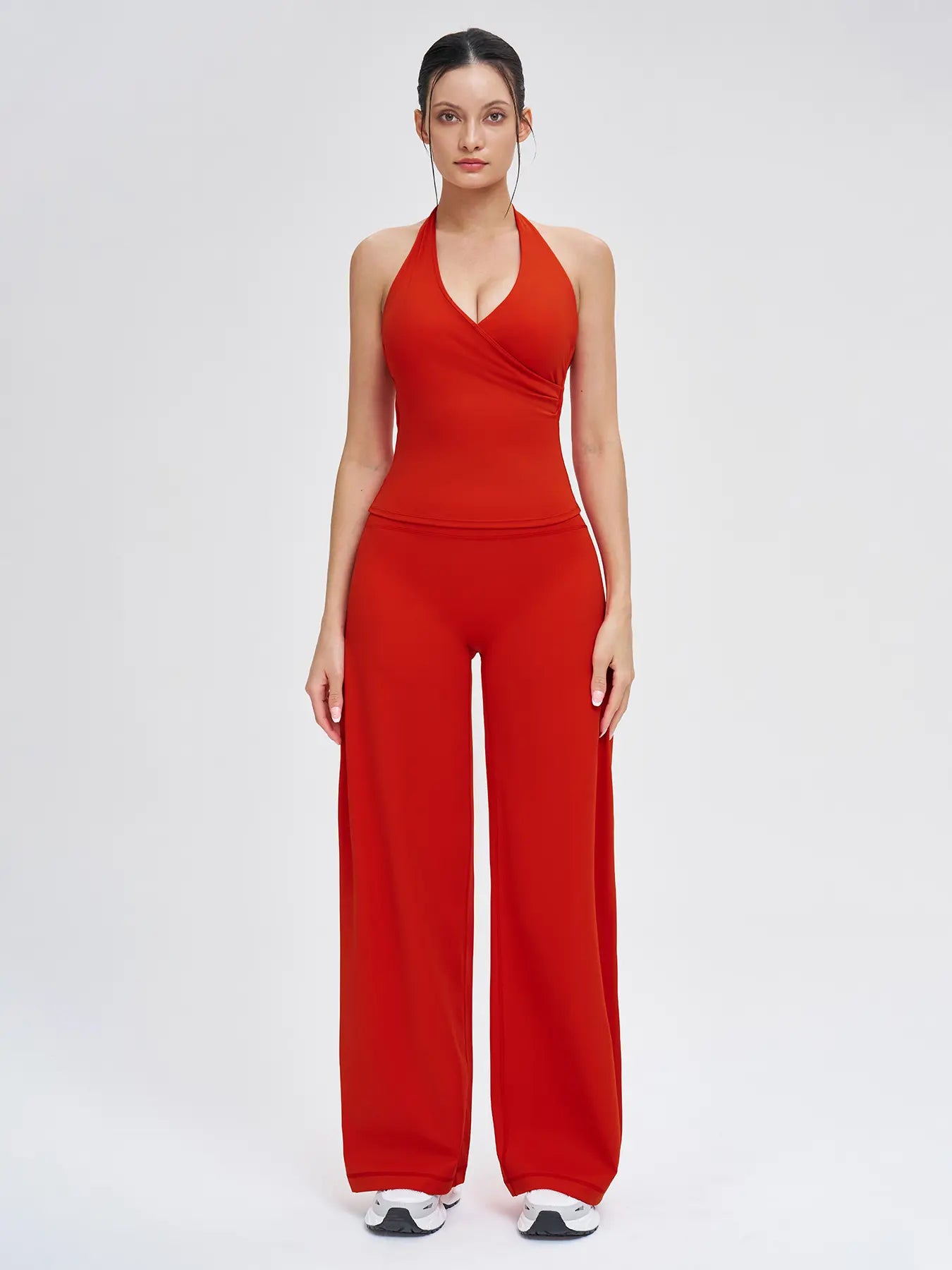 Women's Yoga Set, Medium Backless Tight-Fitting Design - image 9