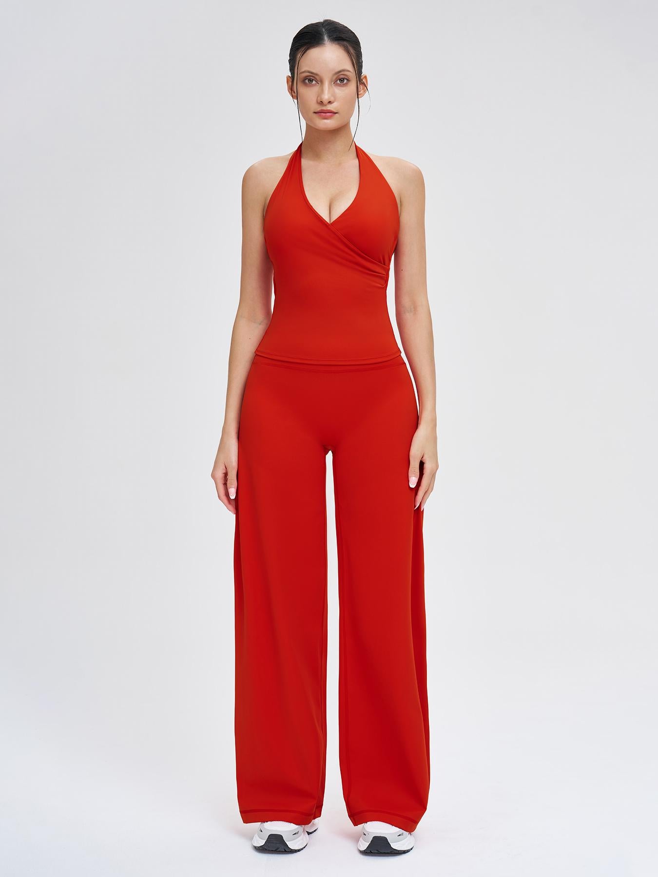 Women's Yoga Set, Medium Backless Tight-Fitting Design - image 12