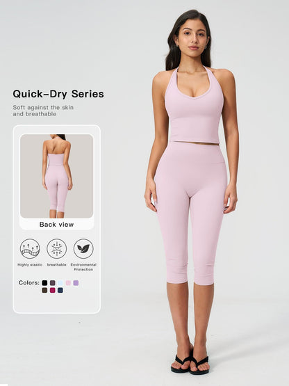 Women's Casual Commuter Tank Top Sports Set, Slim Fit Yoga - image 11