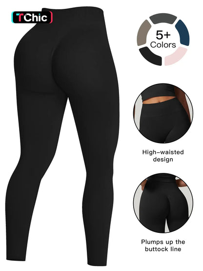 High Waist Yoga Pants for Women, Tight-Fitting Butt Lifting Workout High Waisted Leggings