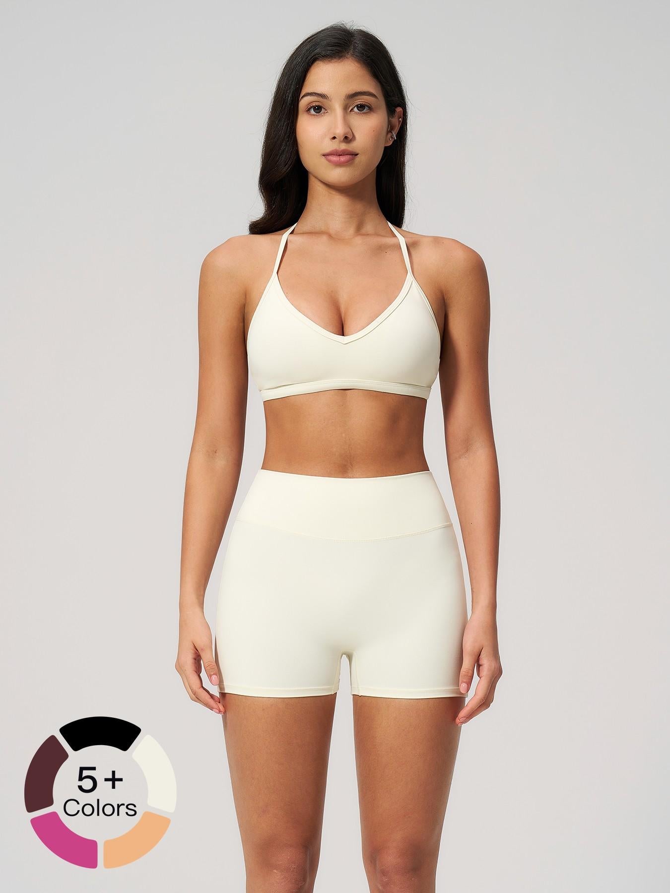 Tight-Fit Halter Backless Yoga Set for Women, Breathable Quick-Dry Cross-Border Casual Activewear… - image 20