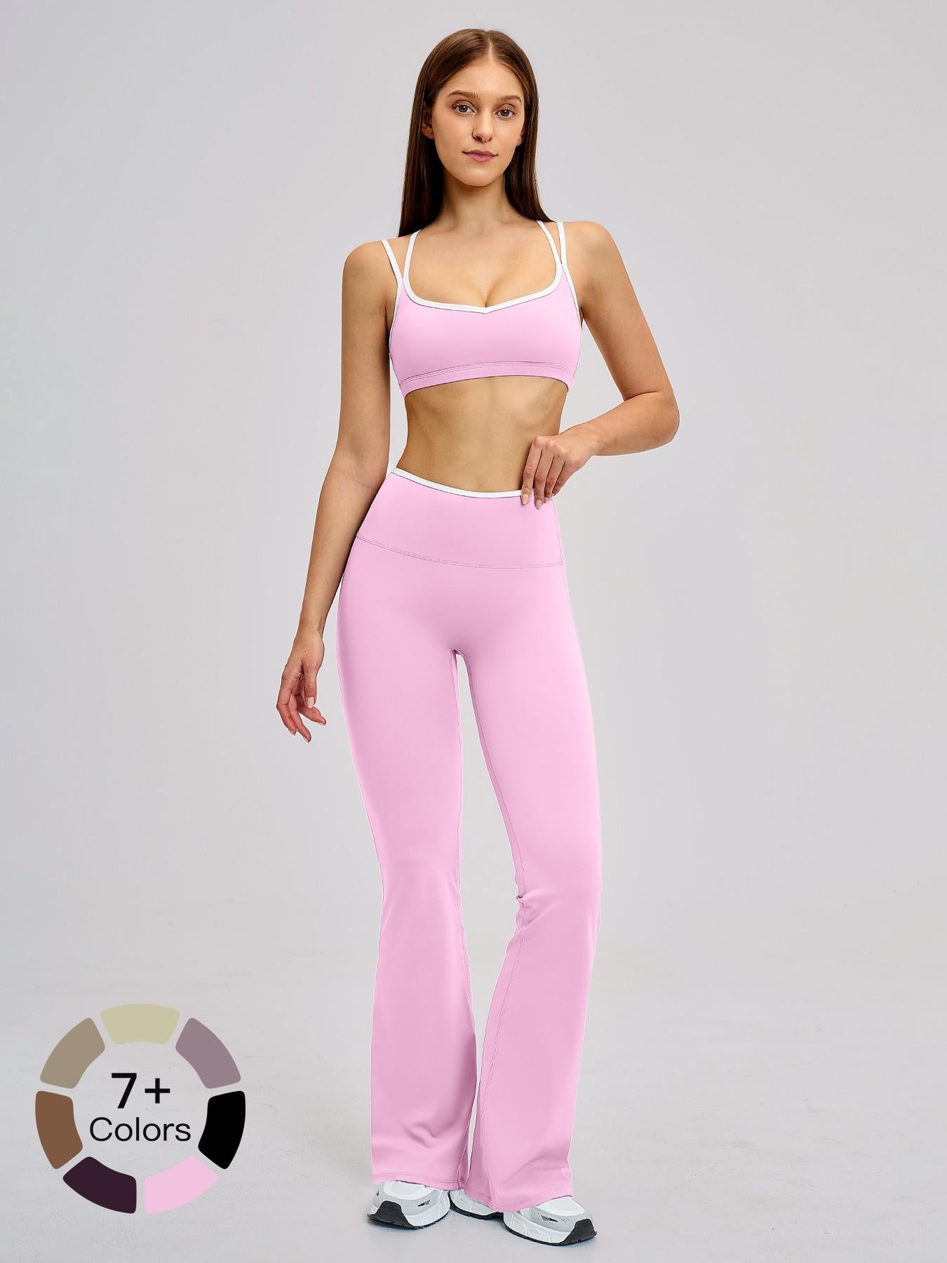Women's Sporty Yoga Set, Tight-Fitting Backless Design - image 23