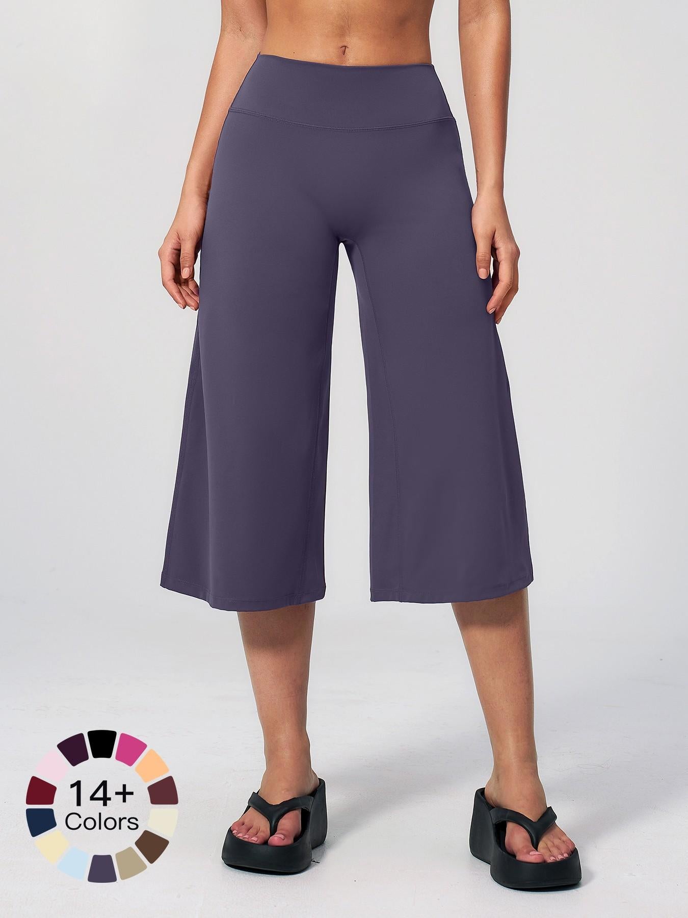 Women's High-Waisted Quick-Dry Loose-Fit Yoga Pants, Breathable Comfortable Athletic Bottoms - image 29
