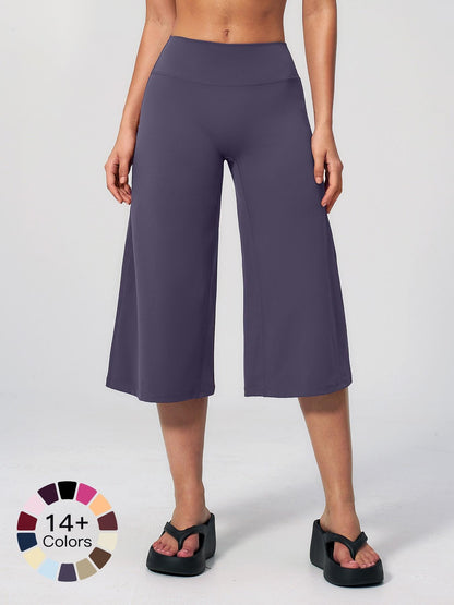 Women's High-Waisted Quick-Dry Loose-Fit Yoga Pants, Breathable Comfortable Athletic Bottoms - image 29