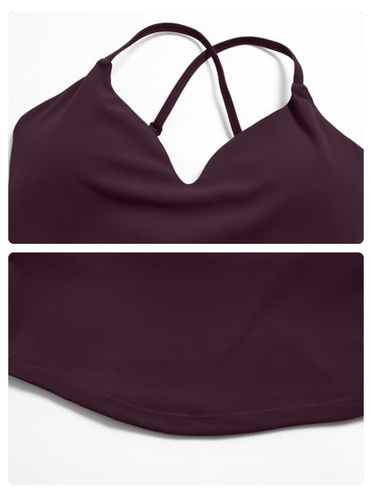 European and American Style Yoga Set for Women, Cross Back High Waist Slimming Running Fitness Sports… - image 17