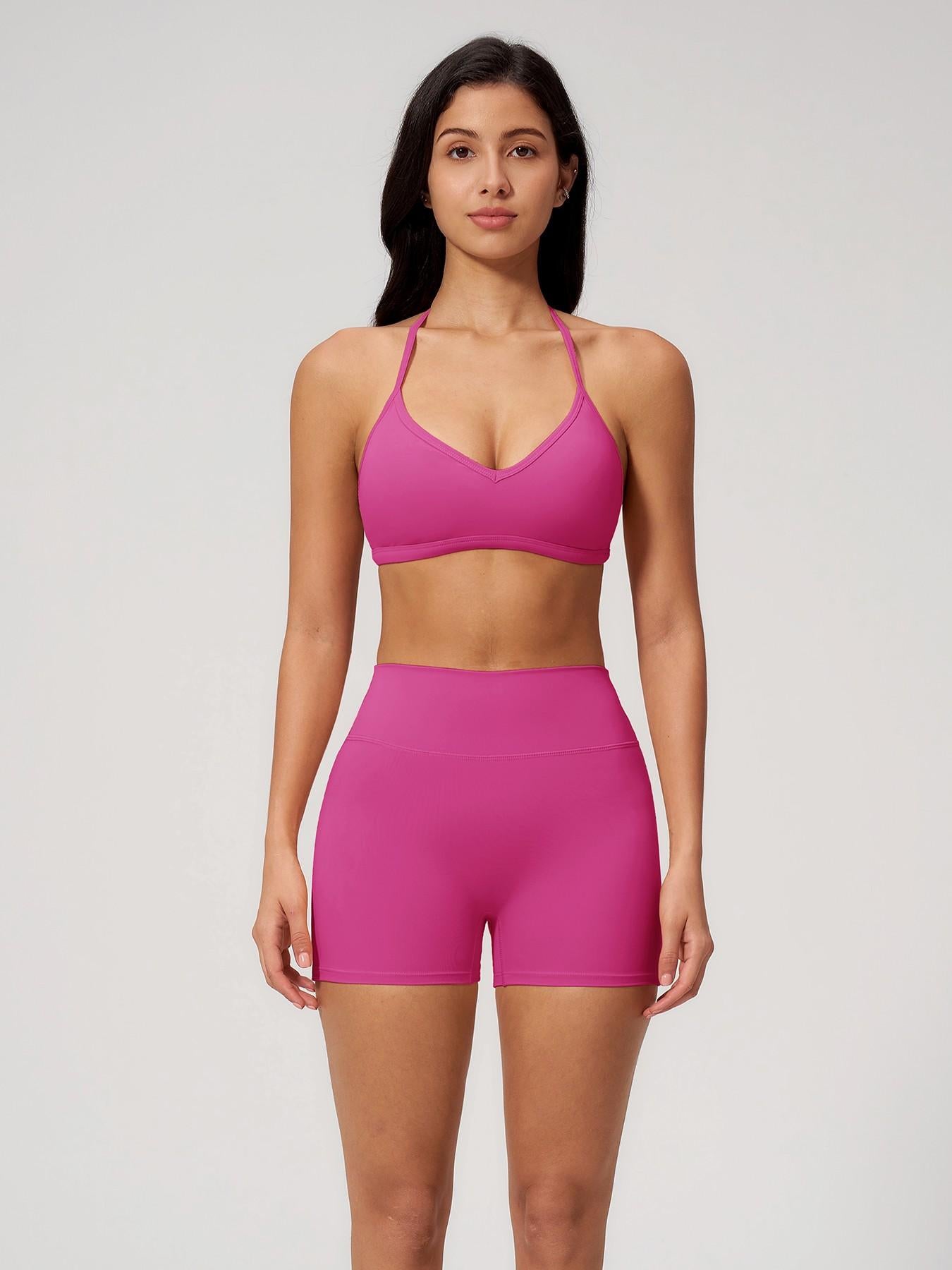 Tight-Fit Halter Backless Yoga Set for Women, Breathable Quick-Dry Cross-Border Casual Activewear… - image 15