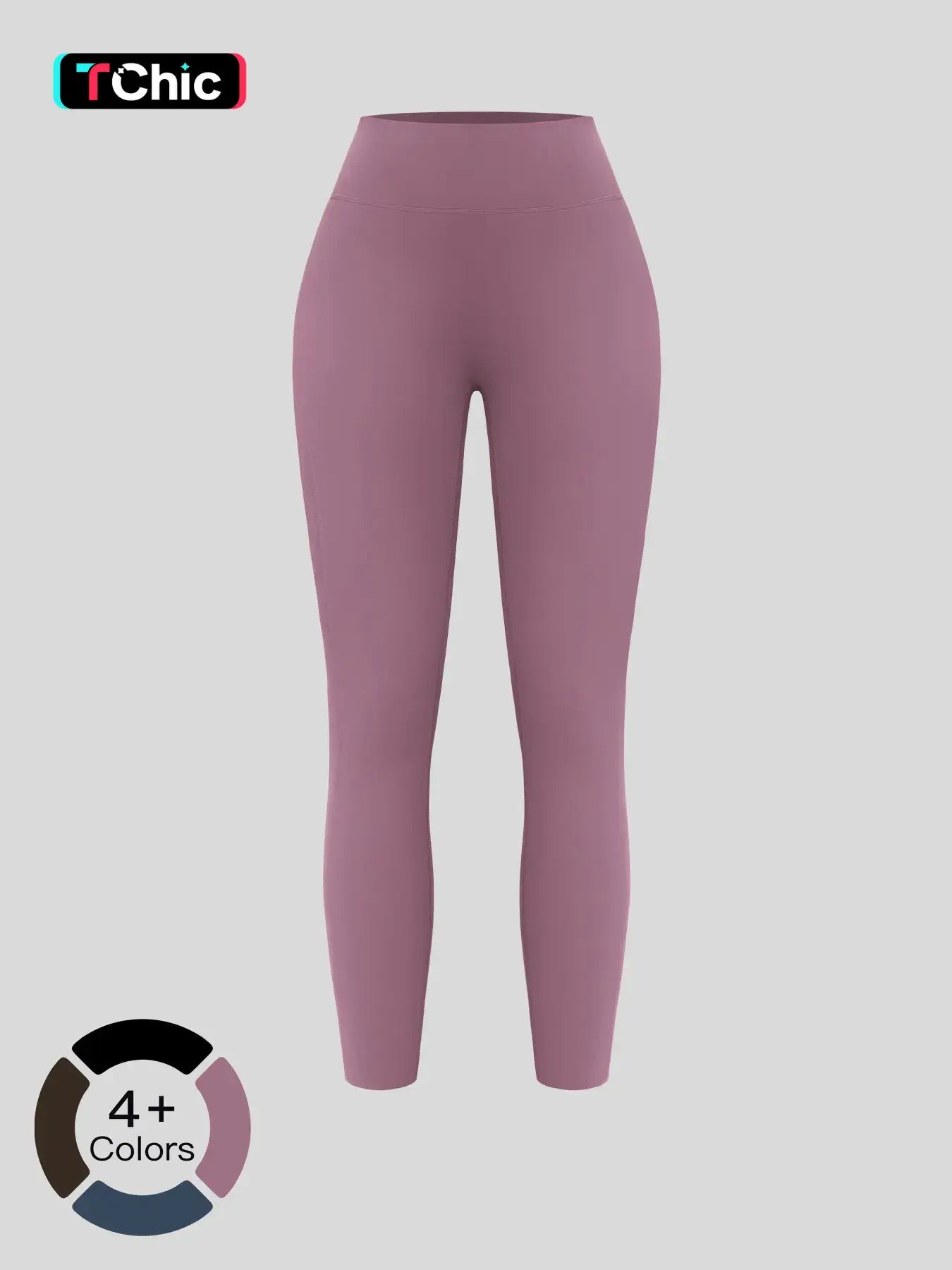 Women's High-Waisted Yoga Pants, Fitted Long Leggings for Outdoor Running & Fitness