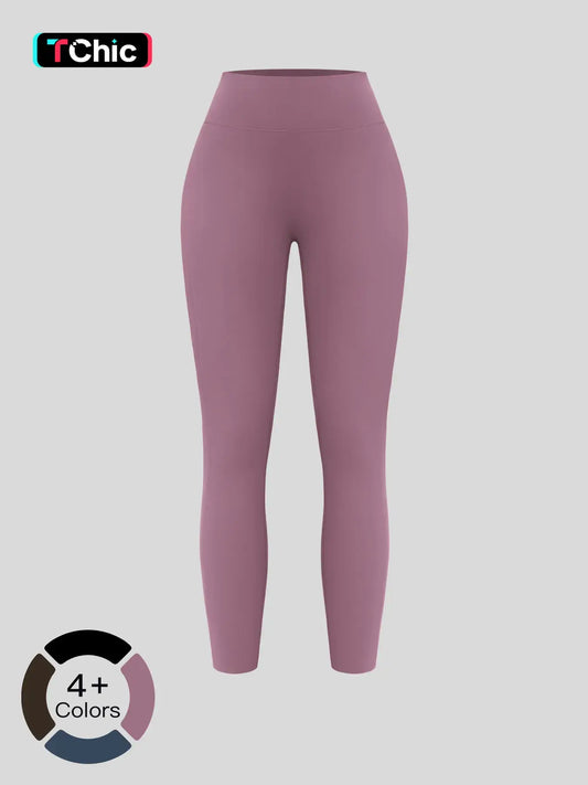 Women's High-Waisted Yoga Pants, Fitted Long Leggings for Outdoor Running & Fitness