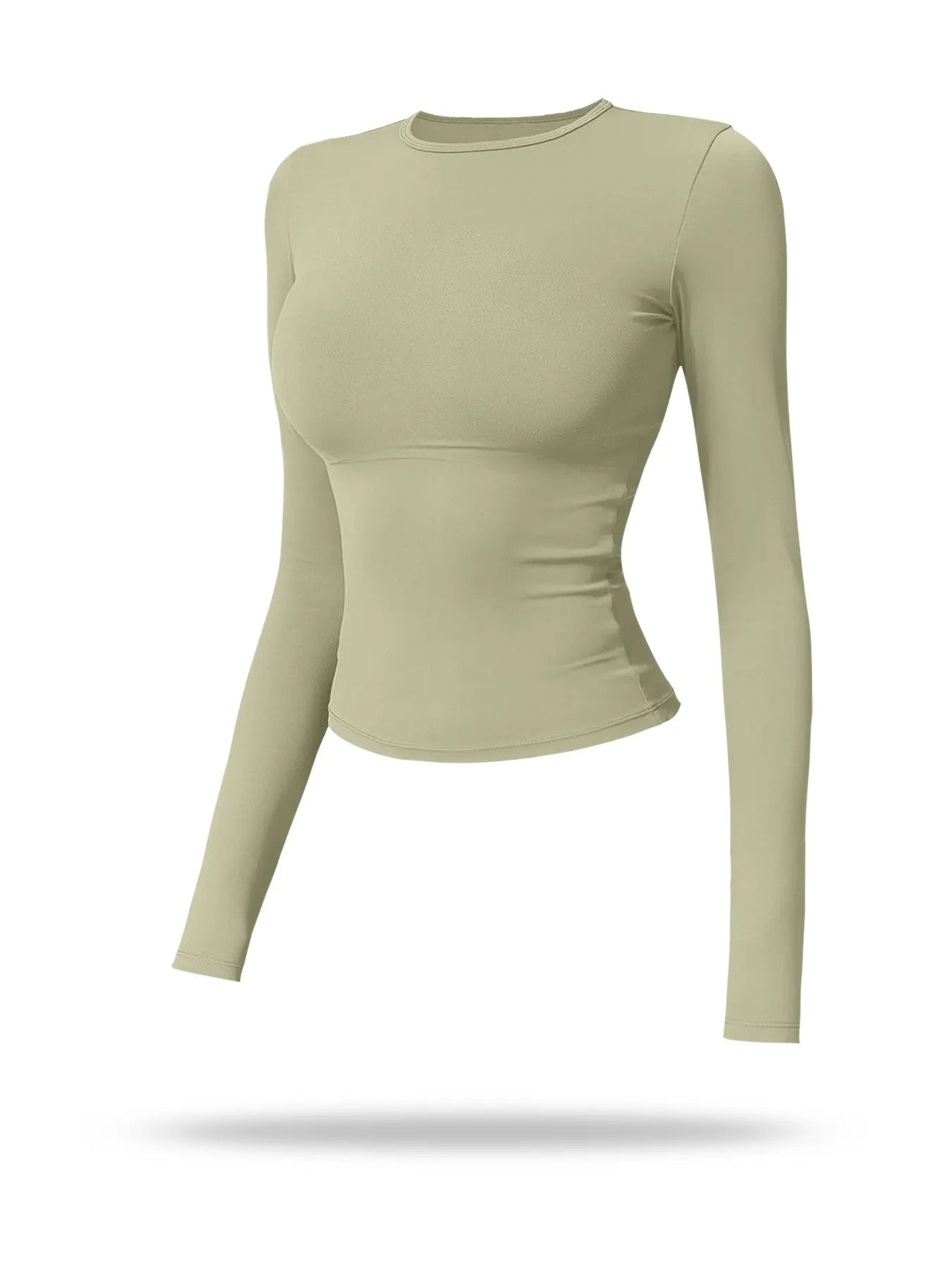 New Fleece Long Sleeve Yoga Top, High Strength Fitness Wear