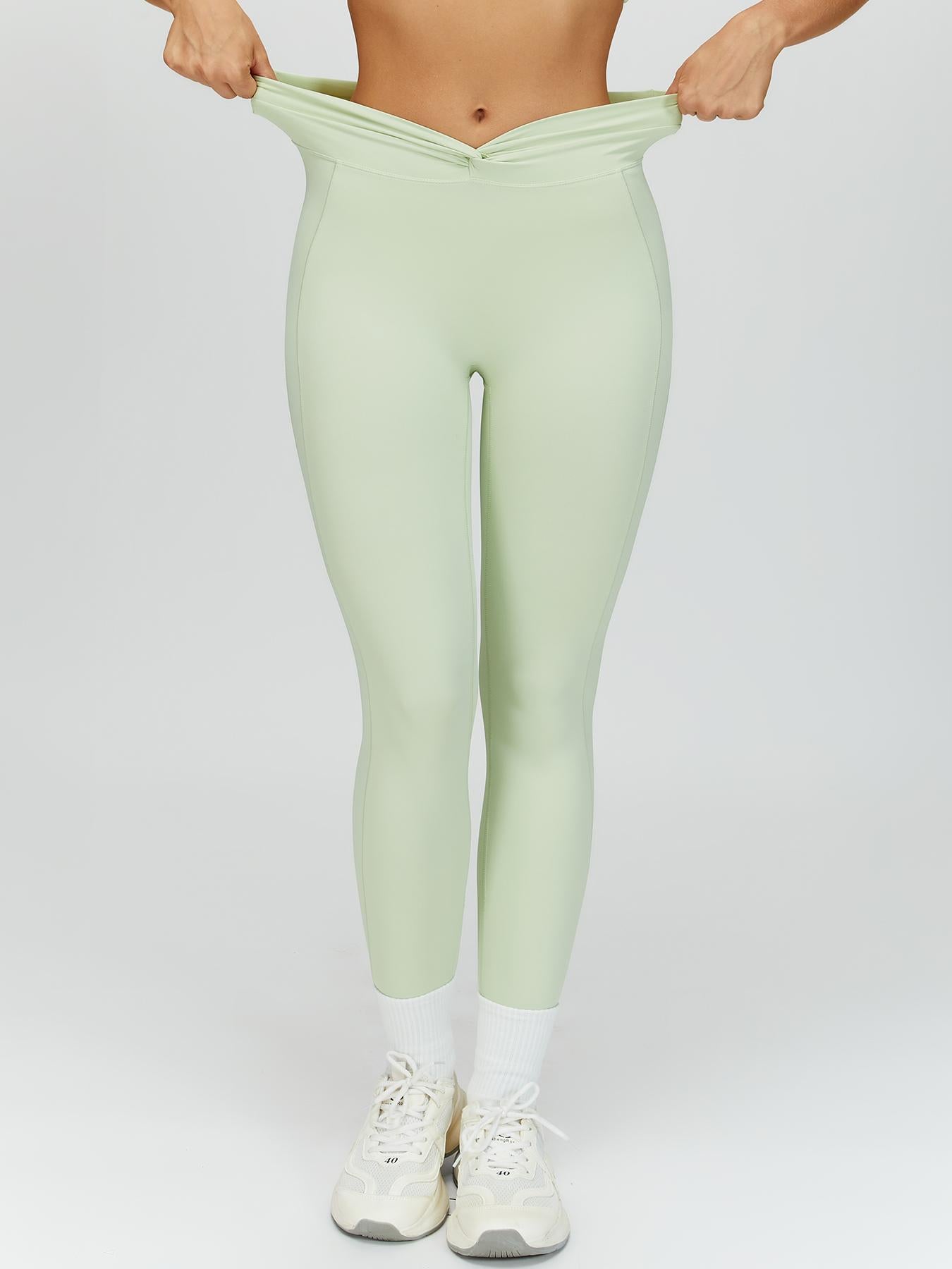 Cross High-Waisted Yoga Pants, Seamless Tight-Fitting Gym Wear - image 13