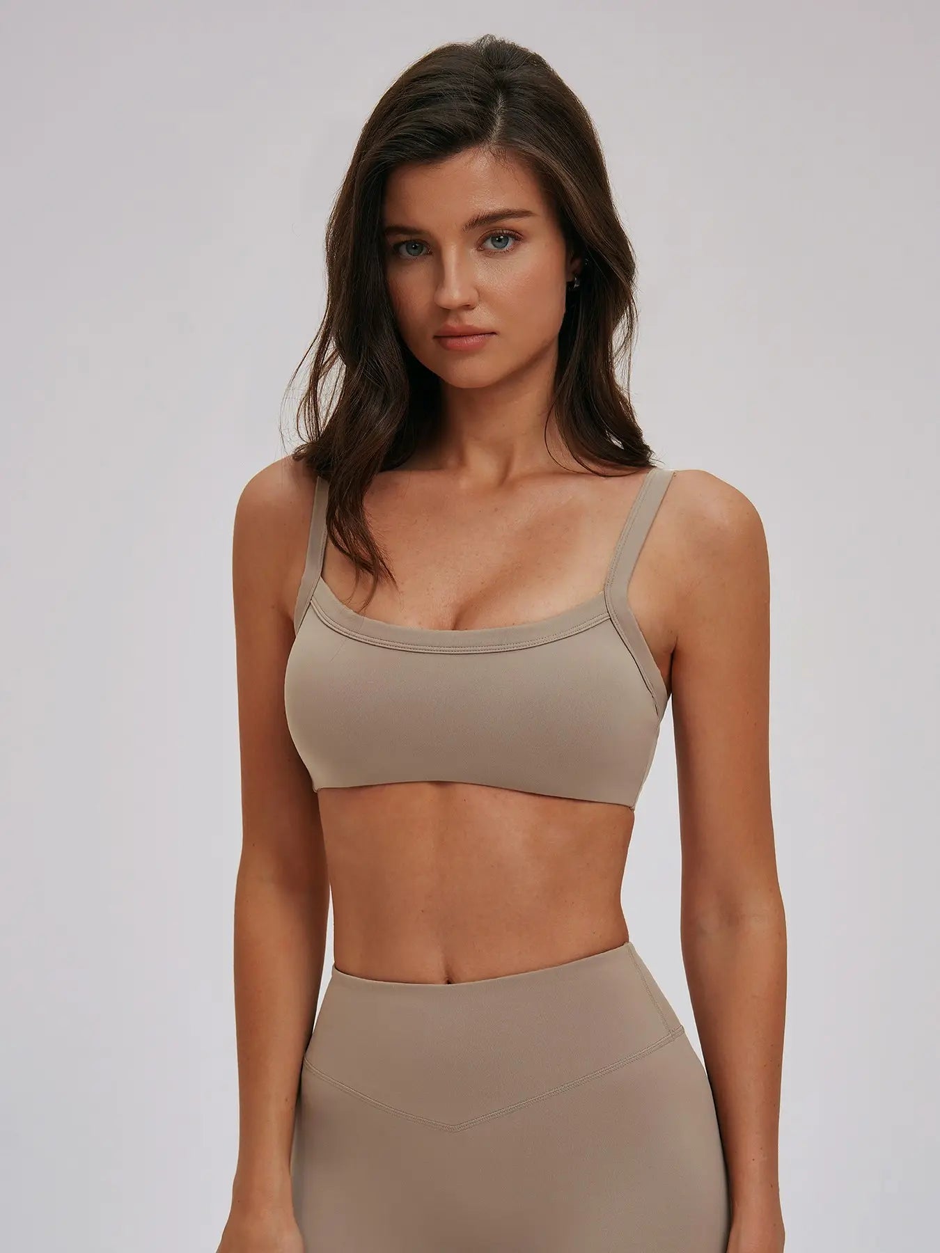 Cross-Border Textured Shoulder Straps Yoga Bra, Hollow Back Tight-Fitting Sports Innerwear - image 5