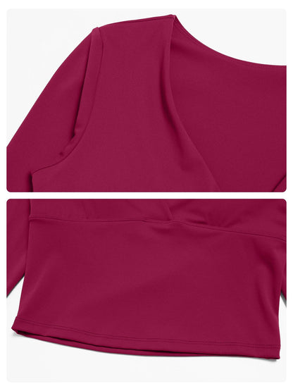 Women's Long Sleeve Yoga Top, European & American Style Spring Summer Pilates Workout Shirt - image 15