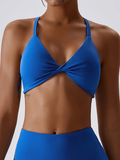 Nude Feel Yoga Sports Bra, Outdoor Running Backless Fitness Lingerie - image 6
