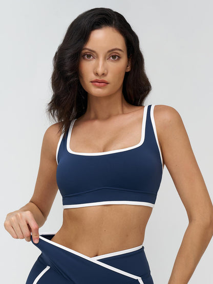 Women's Yoga Bralette, Large Square Neckline - image 14