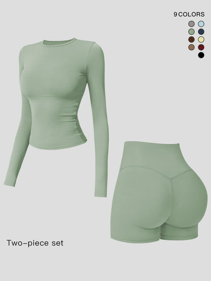 Women's Long Sleeve Co Ord Sets, Quick-Dry Fitness - image 18