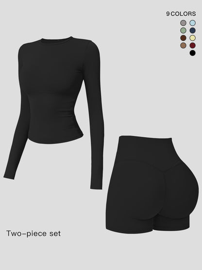 Women's Long Sleeve Co Ord Sets, Quick-Dry Fitness - image 24
