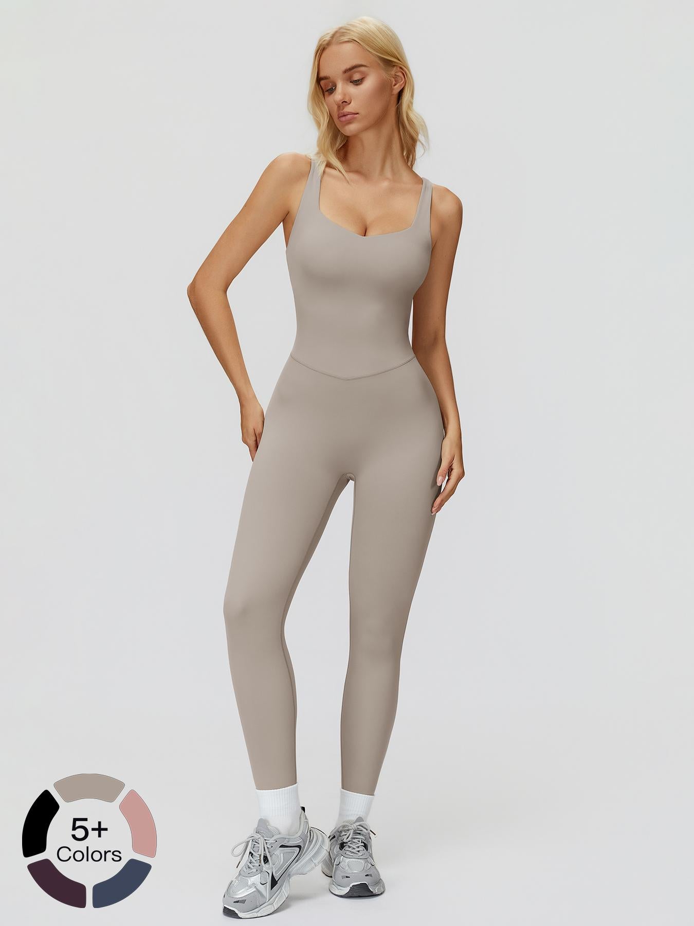 Women's Sporty Yoga Pants, Above-The-Knee Tight-Fitting Design - image 18