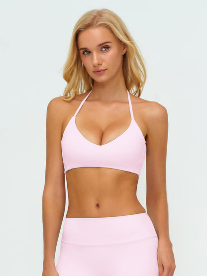 Cross-Border Fleece Yoga Bralette Halter Backless Tight-Fitting Sports Bra, Running Fitness Top for Women - image 14