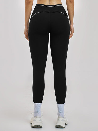 Cross-Border Colorblock Yoga Pants, High Waist Quick-Dry Tight Fit - image 16