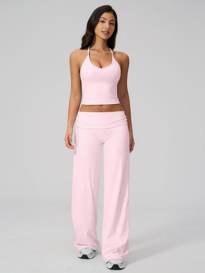 Tight-Fitting Sportswear Set, Comfortable Backless Yoga Co-ord Set - image 15