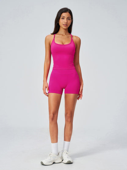 Summer New Yoga Set for Women, Slim Fit Backless Waist Trainer High-Waisted Quick-Dry Breathable Gym… - image 15