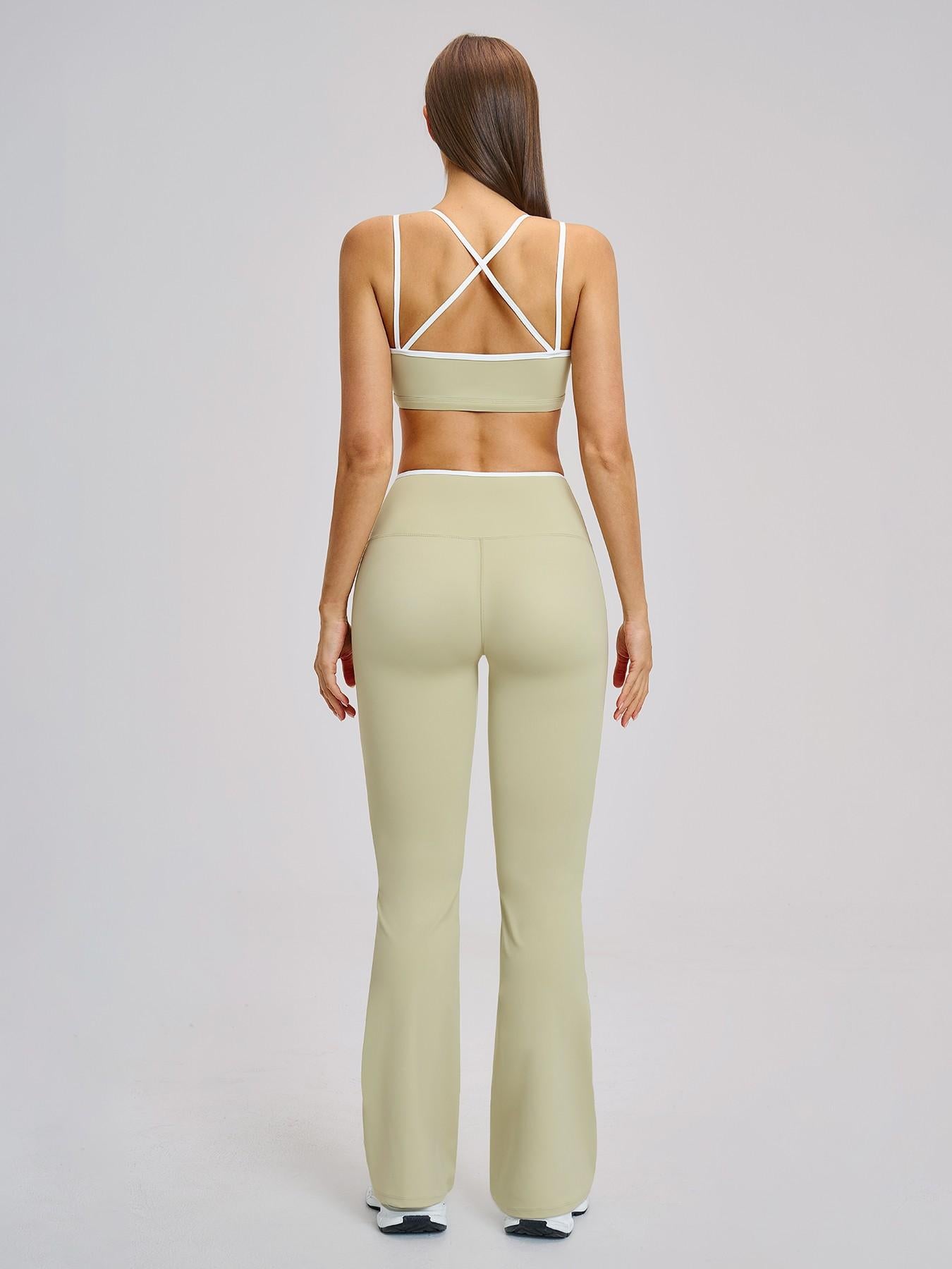 Women's Sporty Yoga Set, Tight-Fitting Backless Design - image 14