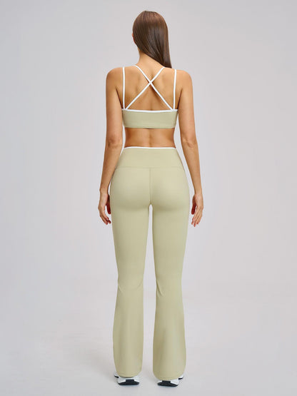 Women's Sporty Yoga Set, Tight-Fitting Backless Design - image 14
