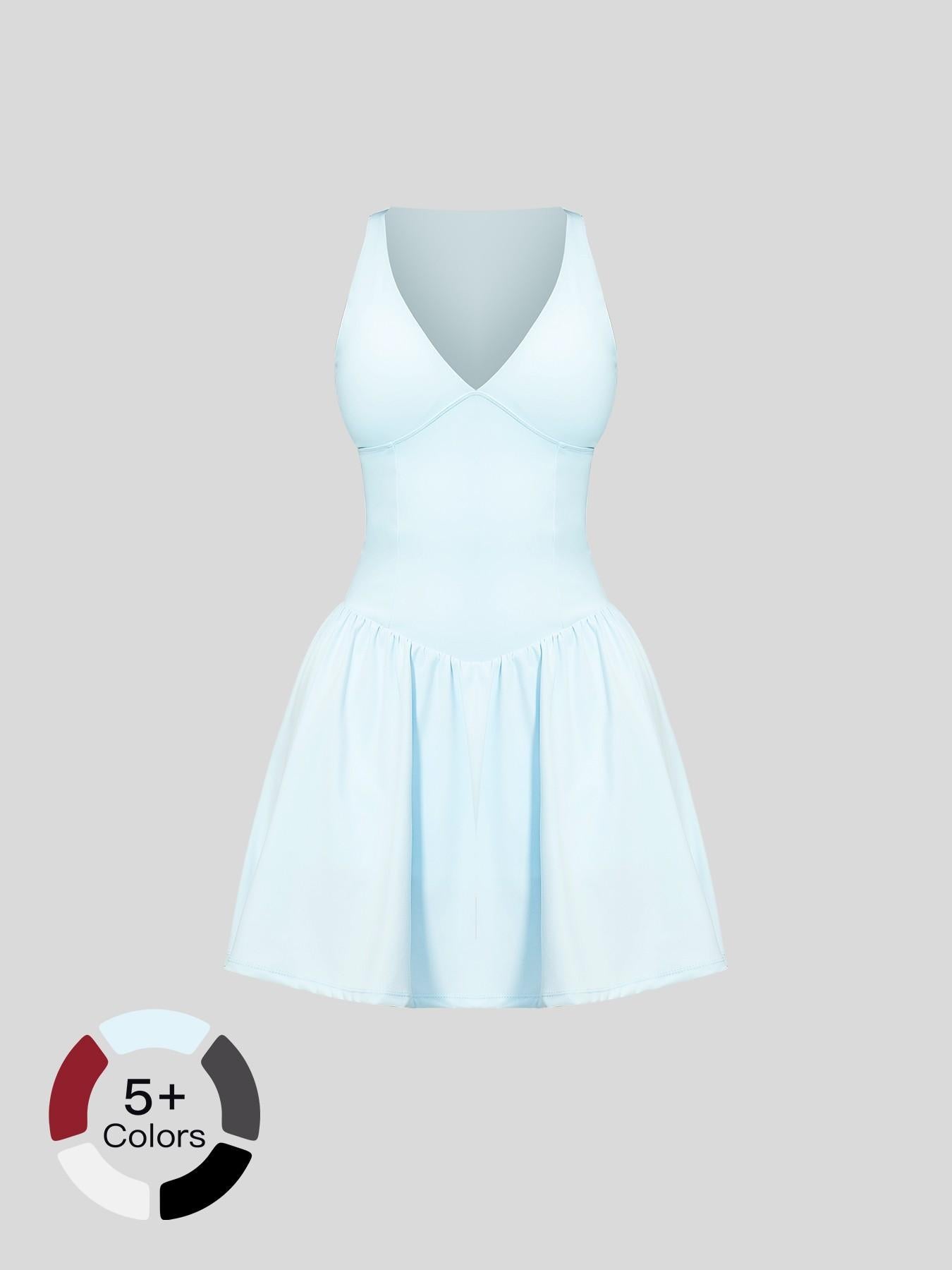 Cross-Border Fitness Yoga, Sporty Outdoor Running Tight Tank Dress - image 11