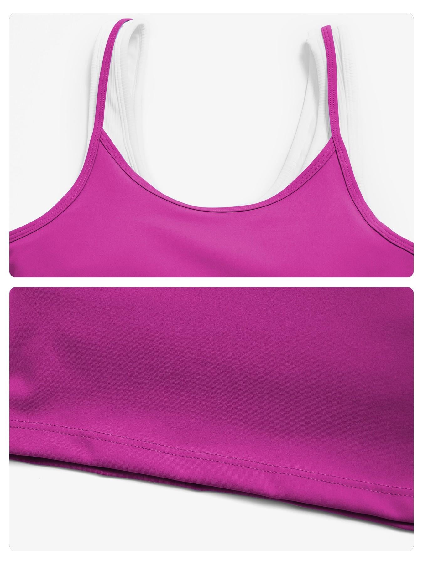 Women's Two-Piece Colorblock Yoga Set, High-Waisted Ribbed Casual Fitness Sportswear - image 18