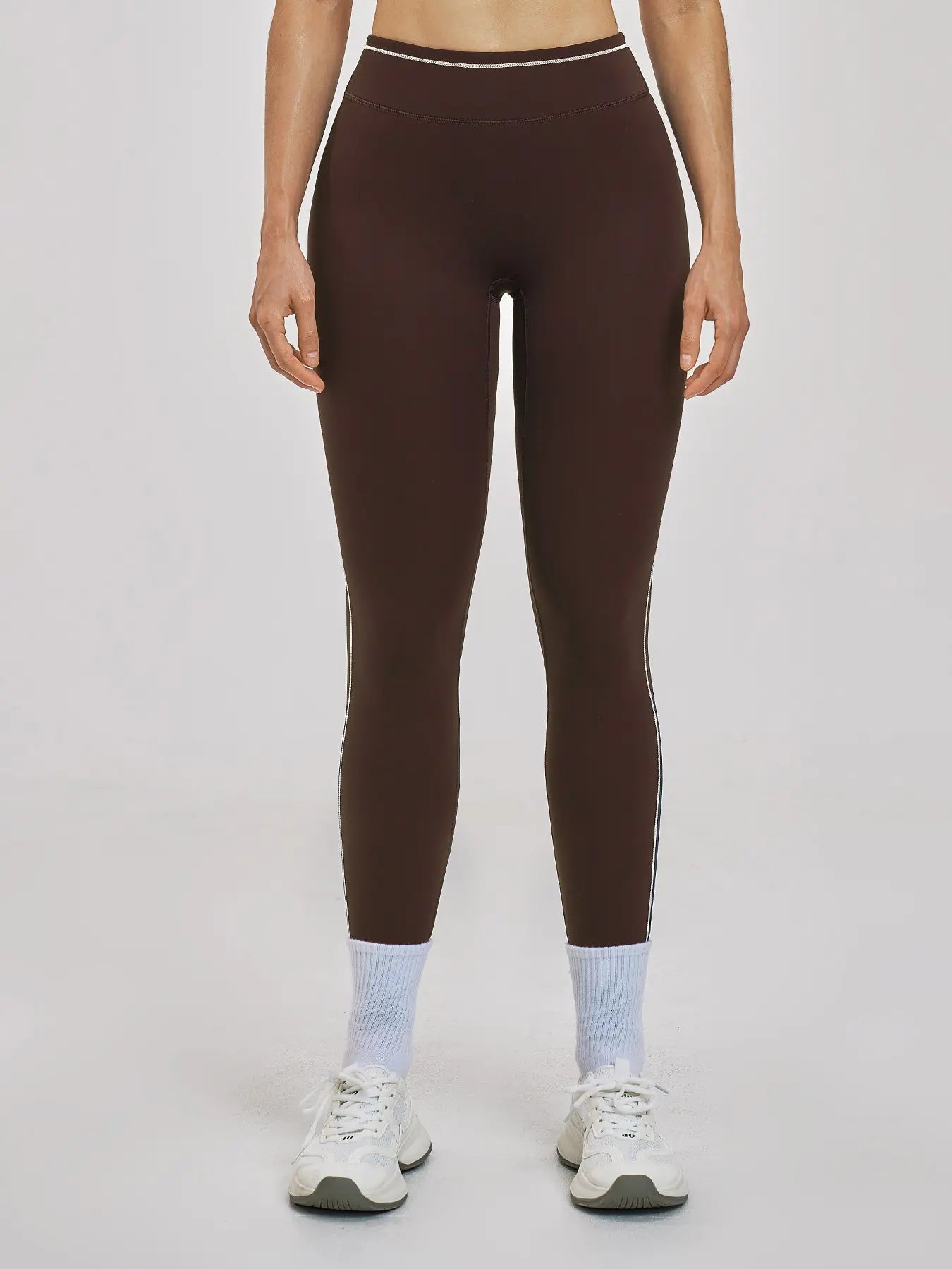 Cross-Border Colorblock Yoga Pants, High Waist Quick-Dry Tight Fit - image 7