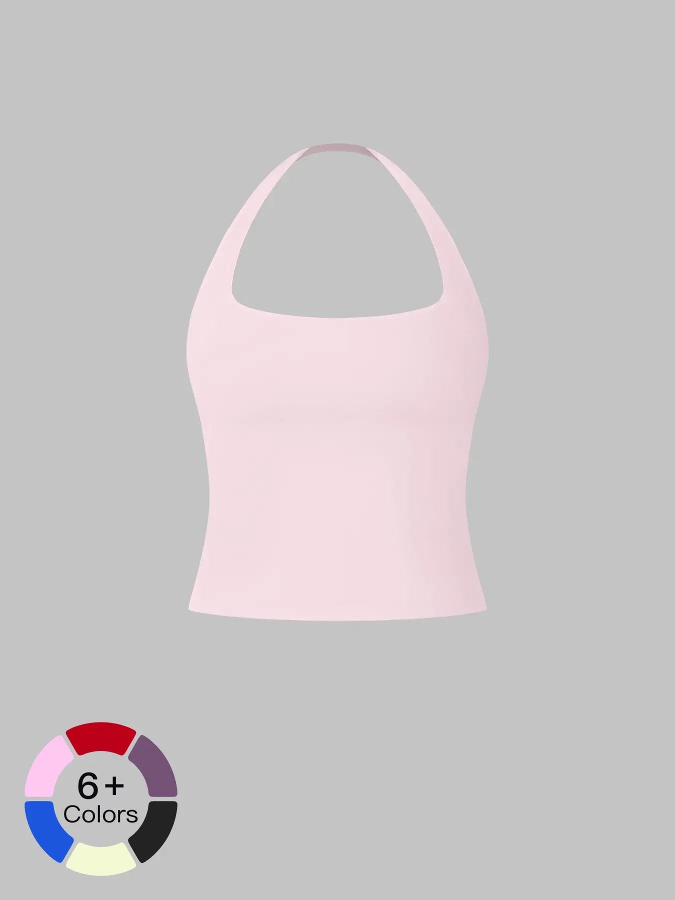Women's New Halter Yoga Tank Top, Outdoor Square Sport Fitness Tight Quick-Dry Vest - image 3