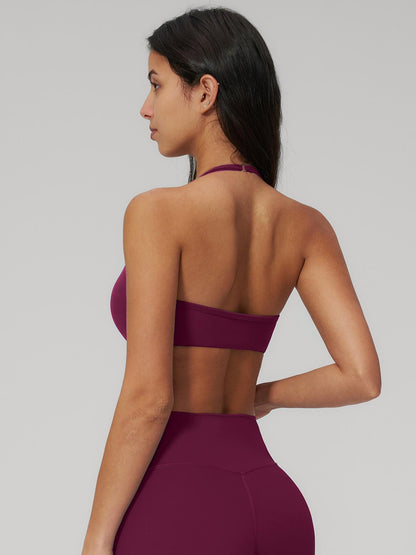 Creamy Fuzzy Back Sporty Bra, Shockproof Quick-Dry Tight Fit - image 12