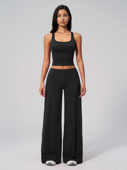 Low Waist Fitted Yoga Set for Women, Quick-Dry Athletic Sportswear for Running and Fitness - image 14
