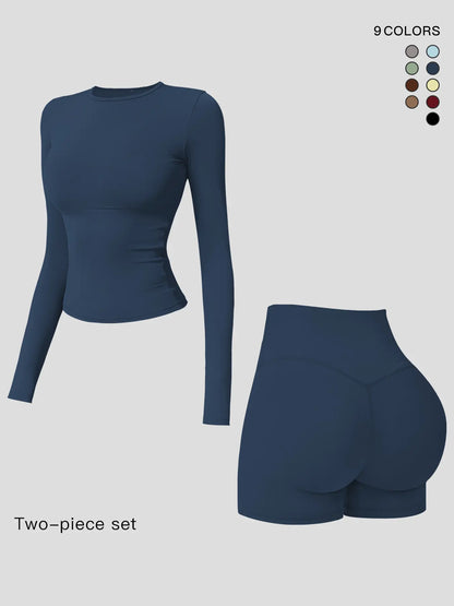 Women's Long Sleeve Co Ord Sets, Quick-Dry Fitness - image 2