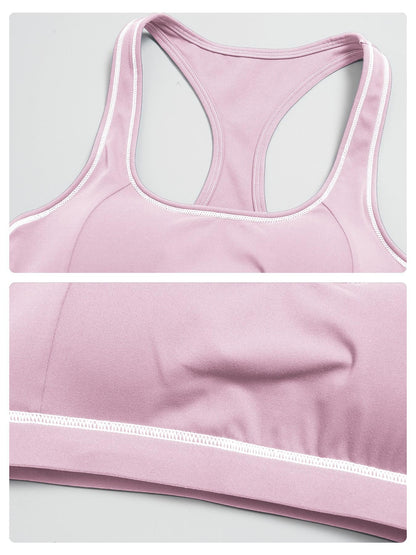 Two-Piece Colorblock Fleece Yoga Set, Sporty Patchwork Design - image 16