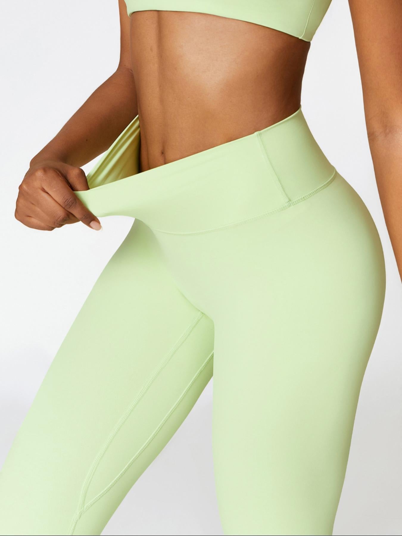 Women's High Waisted Sports Leggings, High Waists Leggings - image 22