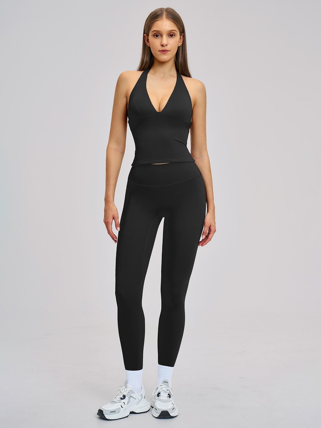 Spring Outdoor Sports Fitness Set, Fleece Tight Yoga - image 11