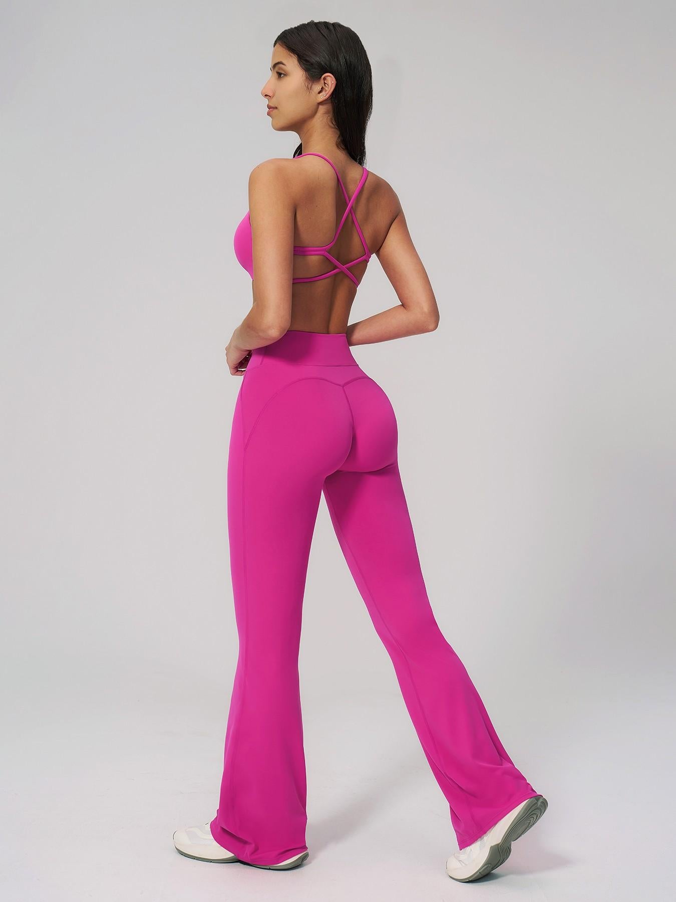 Women's 2-Piece Sports Pants Set Yoga, Running Outfits & Fitness Activewear - image 12